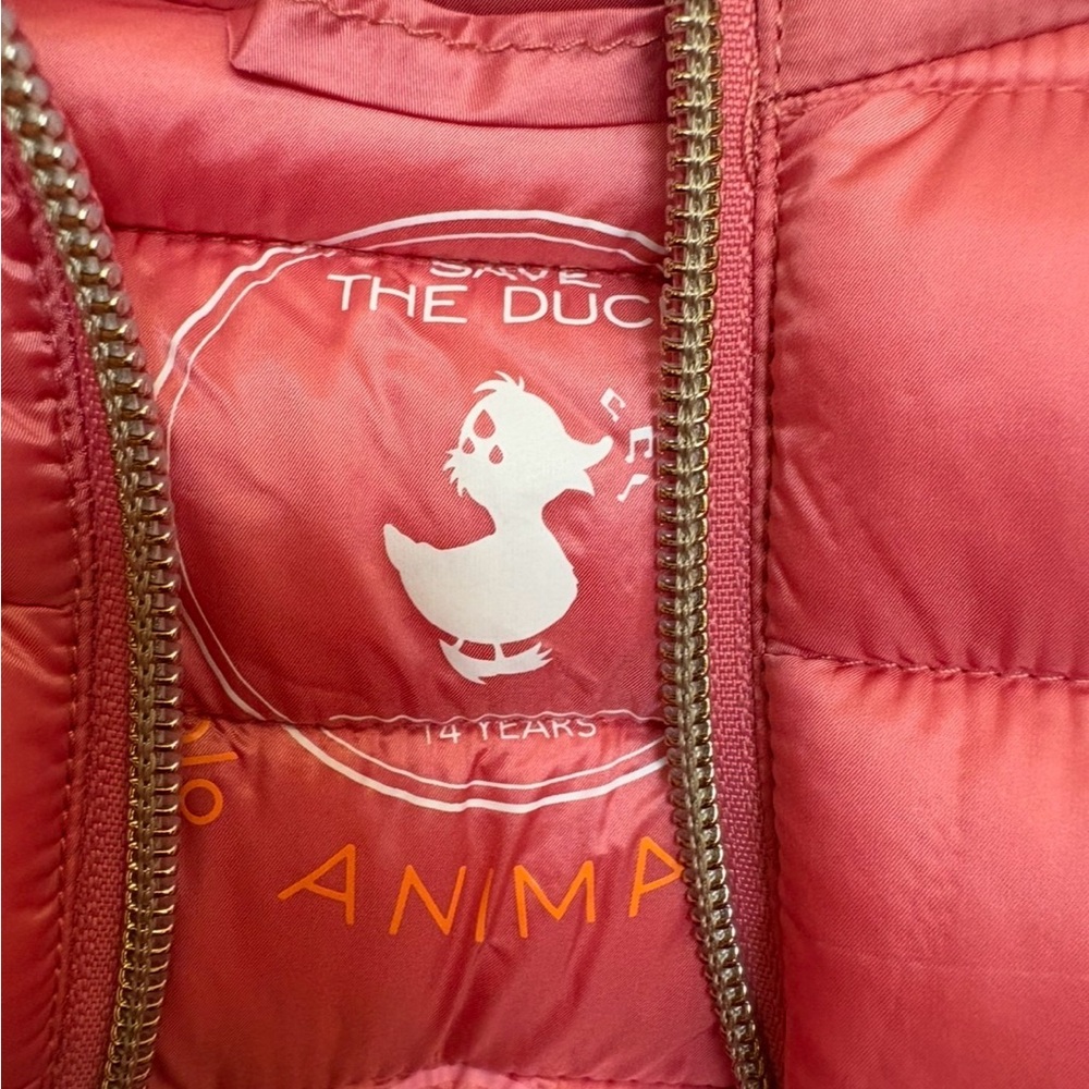 SAVE THE DUCK Kids Coral Hooded Puffer Jacket - Picture 3 of 6